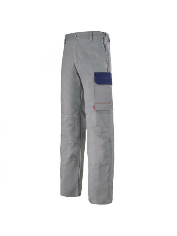 Pantalon de Travail Row Bleu Marine Adolphe Lafont, Ceinture Elastiquée