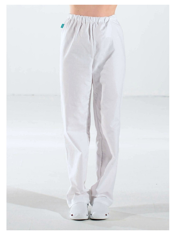 Pantalon de Travail Femme Blanc Stretch Olympia