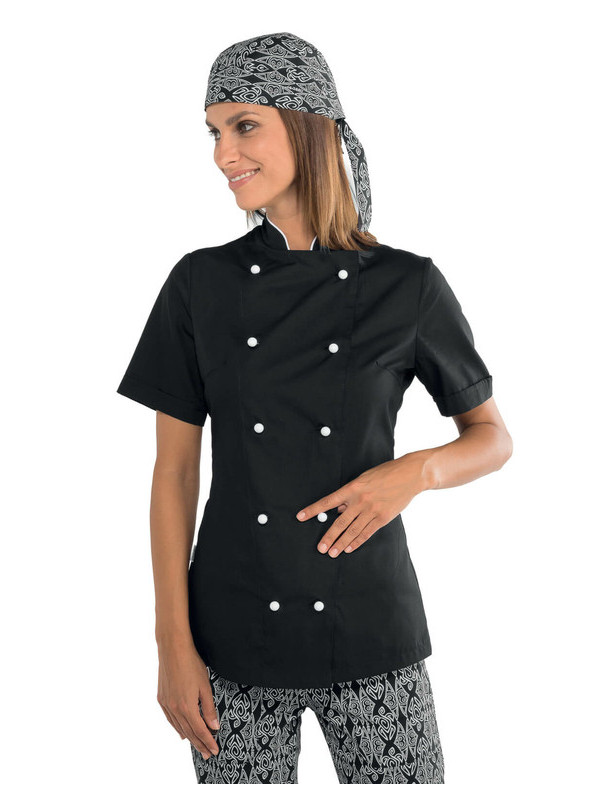Veste de cuisine pour femme personnalisée - Veste cuisine colorée